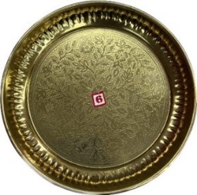 Brass Plate Emborsed No.8