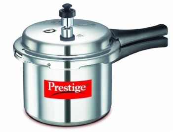 Prestige Popular Aluminium Pressure Cooker, 3 Liters