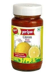 PRIYA CITRON PICKLE WITH GARLIC 300GM