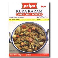 Priya CURRY CHILLI Kura Karam Powder 100G