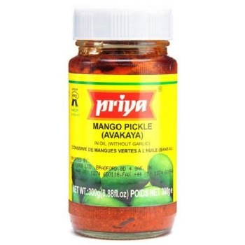 PRIYA MANGO AVAKAYA PICKLE WITHOUT GARLIC 300GM