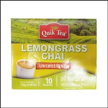QUIK TEA UNSWEETENED LEMON GRASS TEA 10 CT