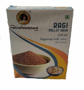 NATIVE FOOD STORE RAGI MILLET RAVA 500GM
