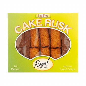 REGAL EGG FREE CAKE RUSK 28PC