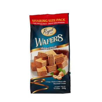 REGAL HAZELNUT WAFFERS 350GM