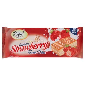 REGAL STRAWBERRY CAKE 250GM