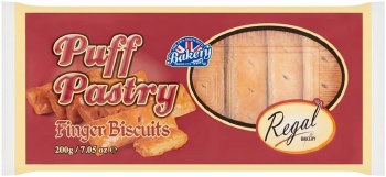 REGAL PUFF PASTRY FINGER BISCUITS 200GM