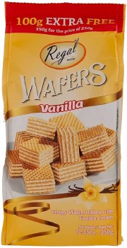 REGAL VANILLA WAFERS 350GM