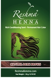 RESHMA HENNA POWDER DARK CHOCOLATE 150G