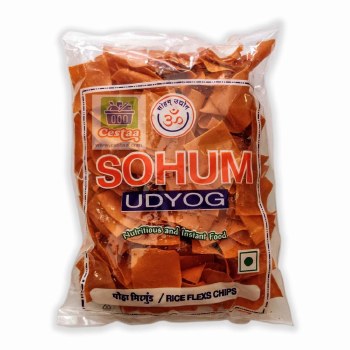 SOHUM RICE FLAKES CHIPS READY TO FRY 200GM