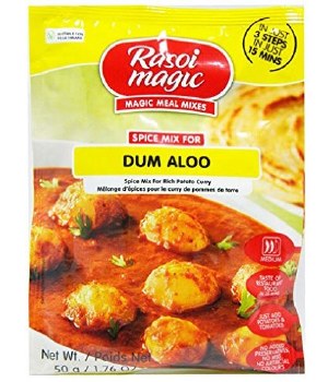 RASOI MAGIC MAGIC MEAL MIXES SPICE MIX FOR DUM ALOO NET WT 50 GM/ 1.8 OZ