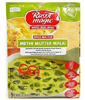 RASOI MAGIC MAGIC MEAL MIXES SPICE MIX FOR METHI MUTTER MALAI NET WT 50 GM/ 1.76 OZ