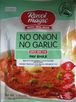 RASOI MAGIC NO ONION NO GARLIC PAV BHAJI SPICE MIX NET WT 50 GM
