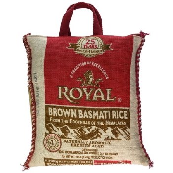 ROYAL BROWN BASMATI RICE 10 LB