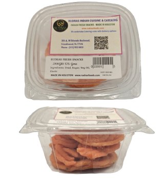 RUDRAS INDIAN CUISINE AND CATERING, FRESH SNACKS JANGRI 175 GM