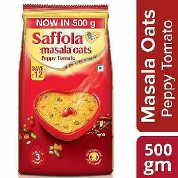 Saffola Peppy Tomato Oats 500g