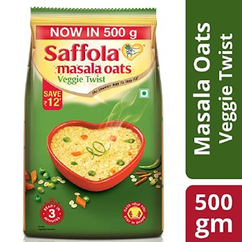 Saffola Veggie Oats 500gm