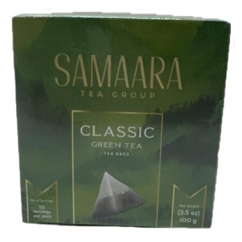 SAMAARA CLASSIC GREEN TEA  50BAGS