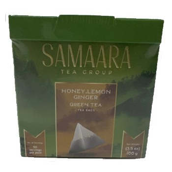 SAMAARA HONEY, LEMON, GINGER TEA  50BAGS