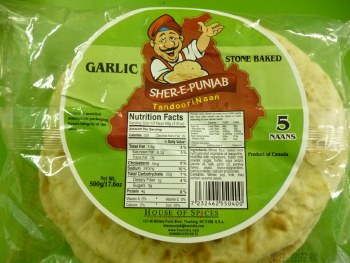 SHER E PUNJAB GARLIC NAAN (5PC) 500GM