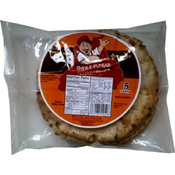 SHER-E-PUNJAB TANDOORI WHOLE WHEAT NAAN 500 GM