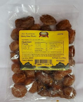 SUNRISE ALU BUKHARA SOUR STICKY PLUMS 14OZ