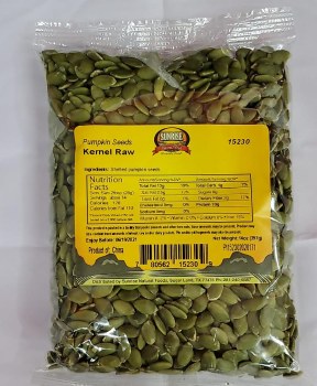 SUNRISE PUMPKIN SEEDS KERNEL RAW 14OZ