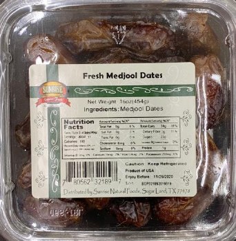 SUNRISE FRESH MEDJOOL DATE 16OZ