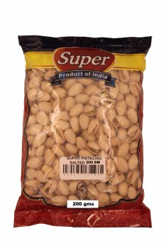 SUPER PISTACHIO SALTED WITH SHELL 200GM