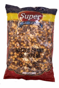 SUPER ROASTED SALTED CHANA CHICK PEAS  400 GM