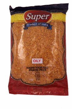 SUPER TOOR DAL OILY 2LB (SPLIT PIGEON PEAS)