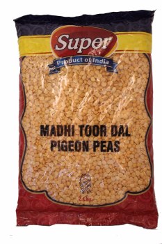 SUPER TOOR DAL PLAIN 2LB (SPLIT PIGEON PEAS)