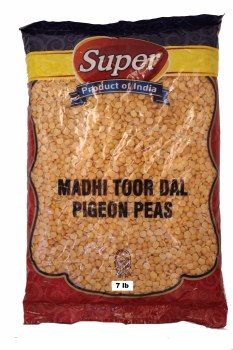 SUPER TOOR DAL PLAIN 7LB (SPLIT PIGEON PEAS)