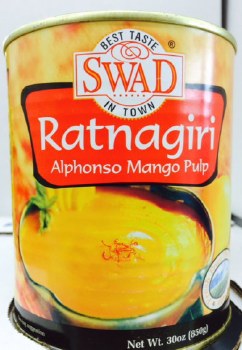 SWAD RATNAGIRI ALPHANSO MANGO PULP 850 GM