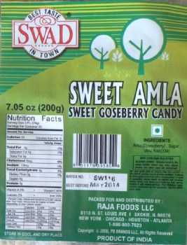 SWAD SWEET AMLA CANDY200GM