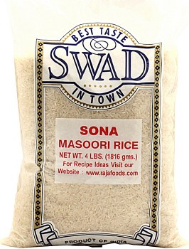 SWAD ORGANIC SONA MASOORI RICE 20LB