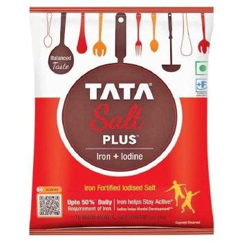TATA SALT PLUS IRON +  IODINE 1 KG