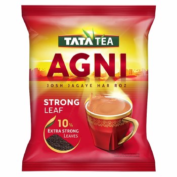 TATA TEA AGNI STRONG LEAF (10% EXTRA STRONG LEAVES) NET WT 500 GM