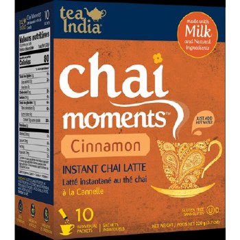 TEA INDIA CHAI MOMENTS CINNAMON 10 CT