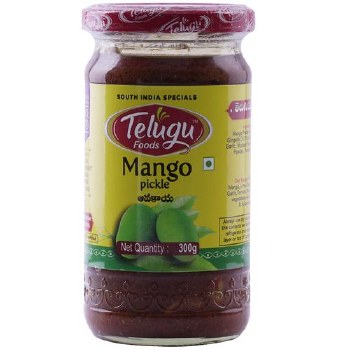 TELUGU MANGO GINGER PICKLE 300 GM