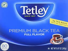 TETLEY PREMIUM BLACK TEA 80 BAGS
