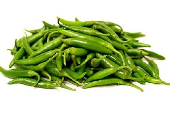Fresh Small Green Chilly - Thai Chilly - Sold by Weight - Pound