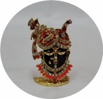 METAL FANCY SHREENATHJI FACE 1.25INCH