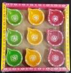 CLAY FANCY DIYAS (DIWA) NO WAX 9PC PACK