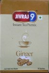 JIVRAJ 9 TEA INSTANT GINGER TEA 10POUCHES