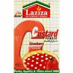 LAZIZA CUSTARD POWDER STRAWBERRY 300GM