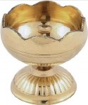 Brass Flower Pyali Deep No.4