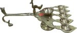 Brass Peacock Diva Big