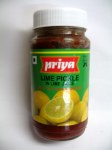 PRIYA  LIME PICKLE WITH GARLIC 300GM