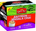 QUIK TEA  SAFFRON MASALA TEA 10 CT